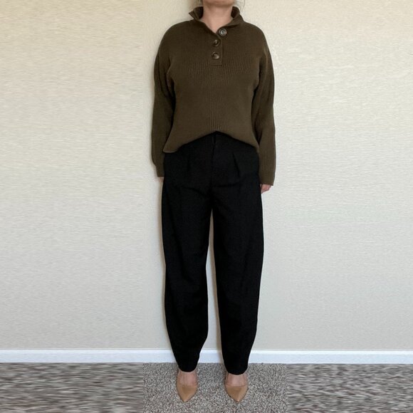 Zara Pants - Zara High-wasted Black Pants Size S